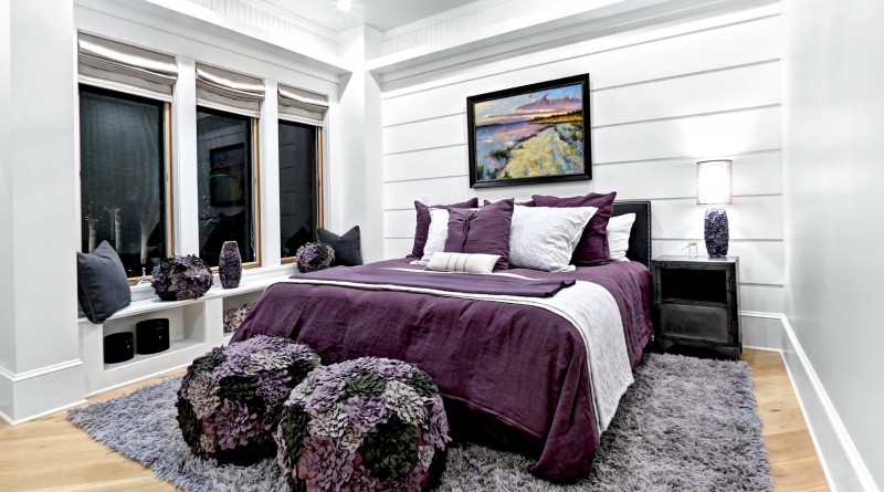 Оформление комнат в лиловом цвете – правила сочетания