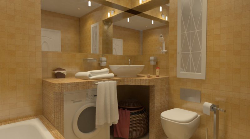 Дизайн небольшой ванной комнаты 5 кв. м: советы по оформлению (+37 фото)