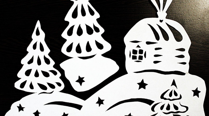Новогодние шаблоны: украшаем окна и создаем открытки