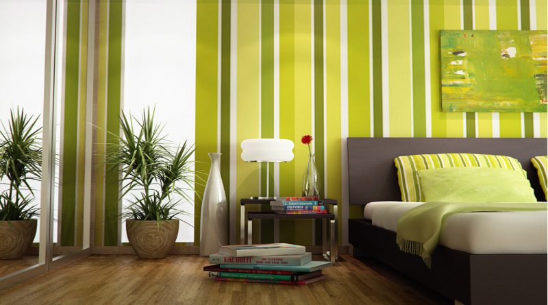 Использование зеленого цвета в спальне: релакс и гармония