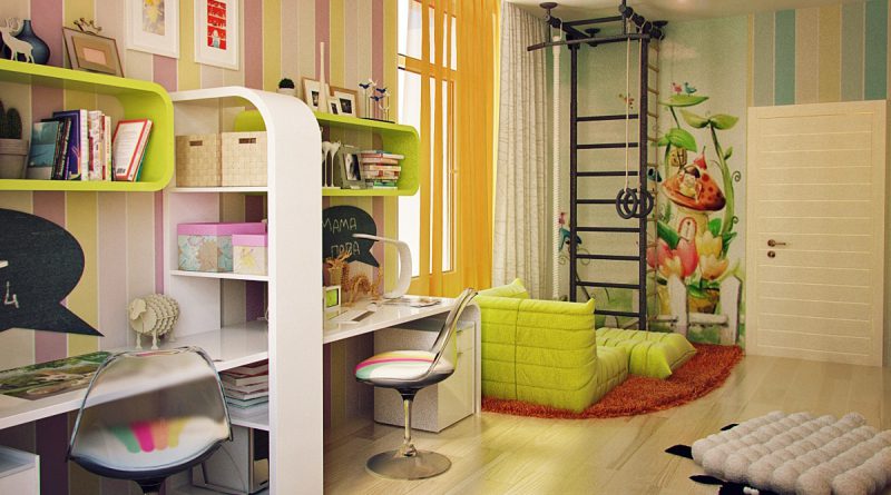 Яркие и интересные идеи дизайна игровой комнаты для детей (+35 фото)