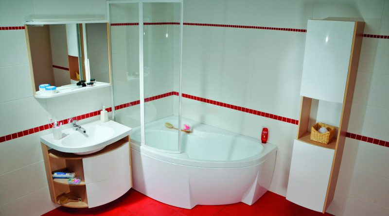 Раздвижная и тканевая штора для ванной комнаты: делаем сами