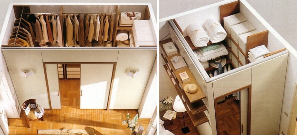 Как сделать гардеробную комнату из кладовки: идеи обустройства |+50 фото