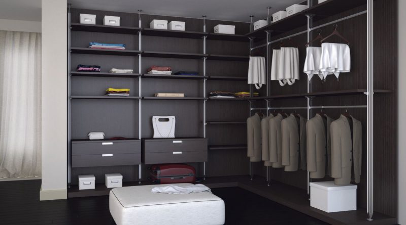 Виды гардеробных систем хранения и варианты их оборудования |+62 фото