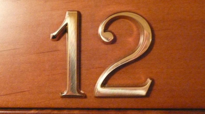 Номер квартиры на входную дверь: виды изделий и способы крепления (+45 фото)