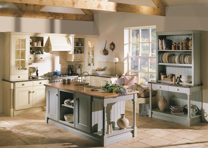 Кухня в английском стиле — фото интерьера в фото