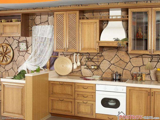 Кухня в деревенском стиле — дизайн, оформление, фото в фото