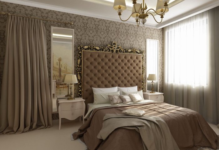 Создание первоклассного интерьера в спальне с помощью современных обоев в фото