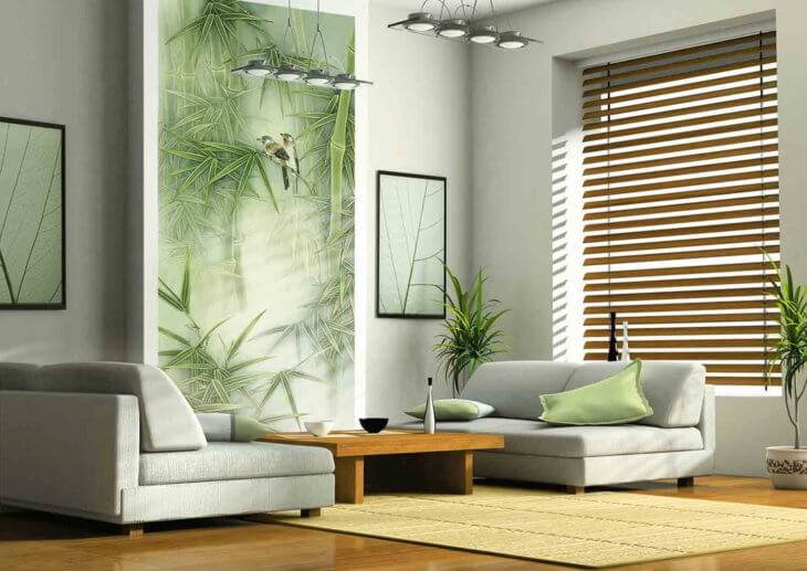 Как поможет преобразить ваш интерьер бамбук и его рисунок? в фото