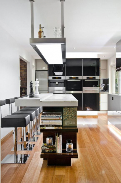 Современная кухня в Австралии от дизайнера Даррен Джеймс в фото