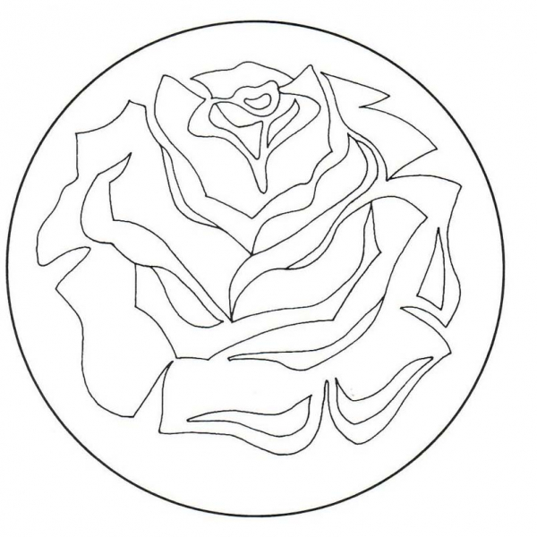 Чехол для табурета «Роза» в фото