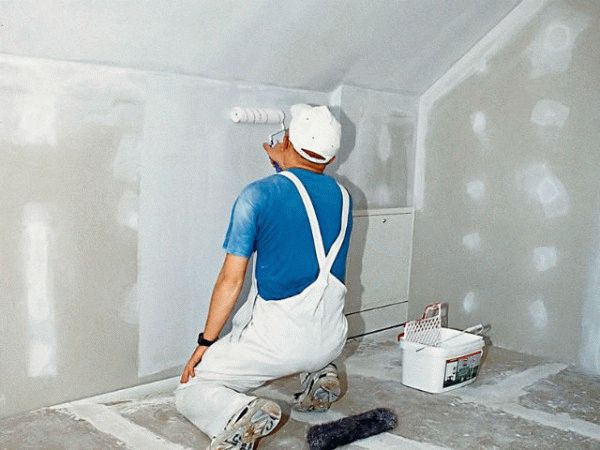 Выбор и правила использования грунтовки для стен под покраску в фото