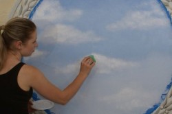 Как изготовить облака на потолке своими руками? в фото