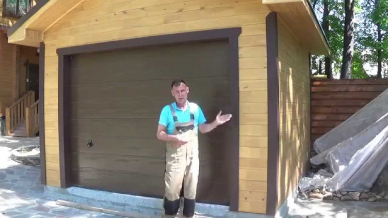 Строим качественный деревянный каркасный гараж в фото
