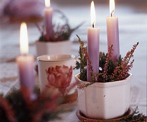 Блики пламени – свечи в Вашем доме в фото