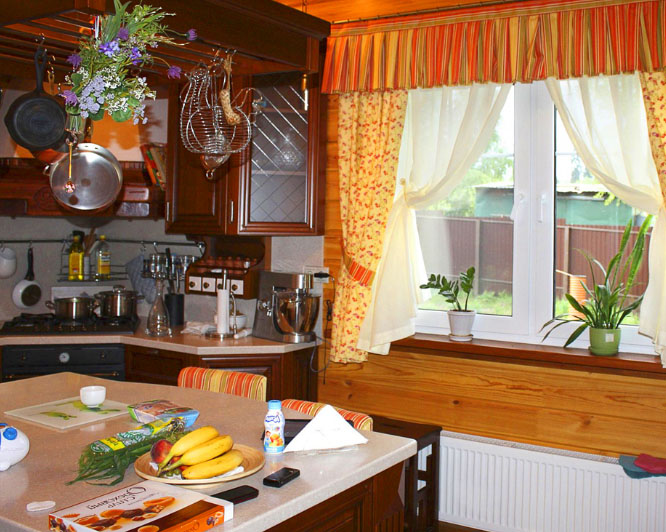 Деревенские шторы для кухни: выберите вариант оформления вашего окна в фото