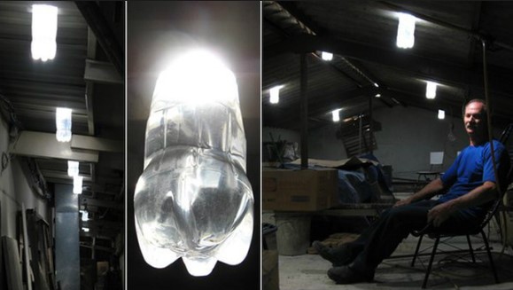 Как сделать освещение в гараже без электричества в фото