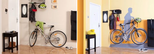 Где и как хранить велосипед в квартире? в фото