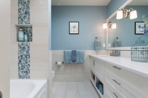 Варианты отделки ванной комнаты: наиболее практичные решения в фото