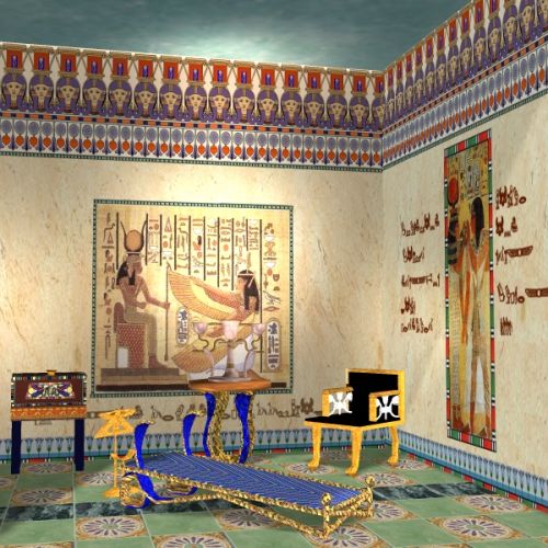 Египетская спальня в фото