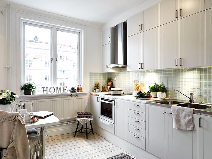 Вдохновляющий прованс в оформлении квартиры в Стокгольме в фото