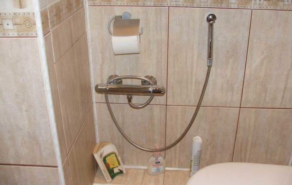 Как сделать гигиенический душ в фото