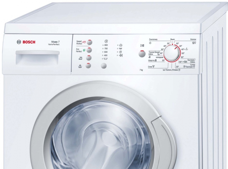 Ошибки и неисправности стиральных машин Bosch в фото
