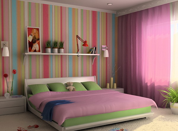 Какие обои подходят для спальни: цвет, рисунок, орнамент в фото