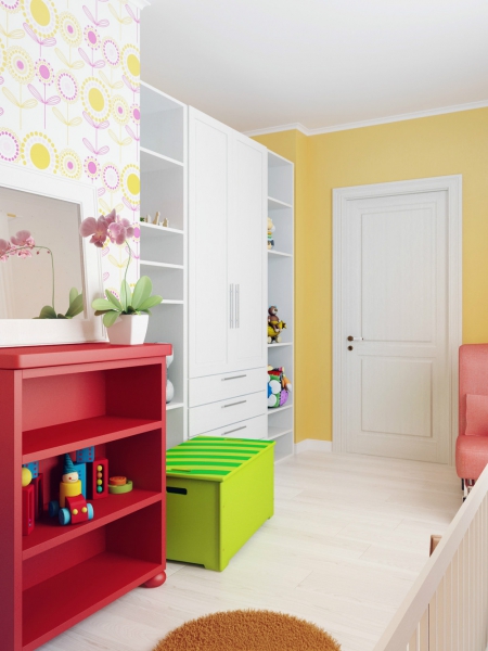 Дизайн трехкомнатной квартиры для семьи с двумя детьми в фото