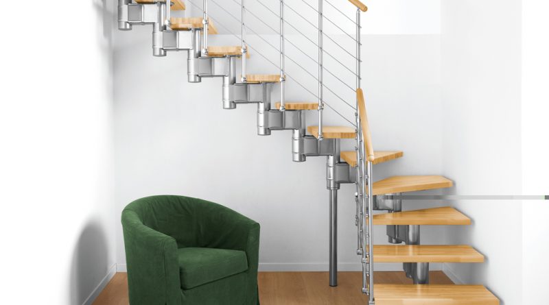 Как выбрать компактную лестницу на второй этаж [основные виды конструкций] в фото