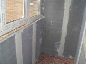 Обшивка лоджии и балкона гипсокартоном в фото