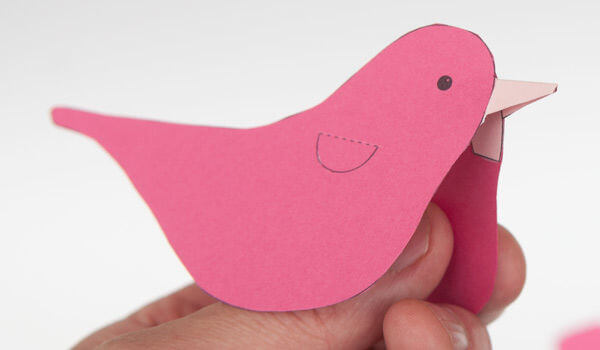 Птица из бумаги своими руками в технике оригами для детей в фото