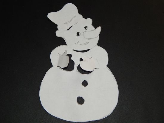 Снеговик из бумаги своими руками: схемы поделок с фото в фото
