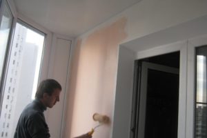Как покрасить лоджию и балкон внутри в фото