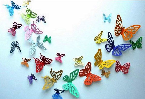 Техника «Крылья бабочки» из бумаги: мастер-класс украшения для куклы в фото