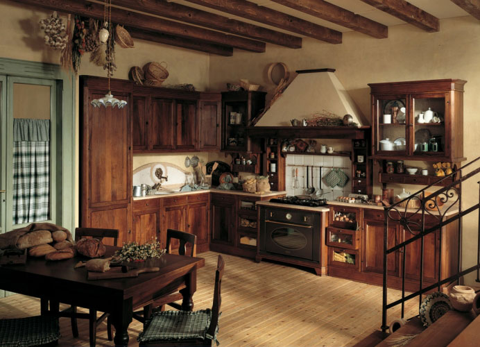 Итальянский интерьер кухни в фото