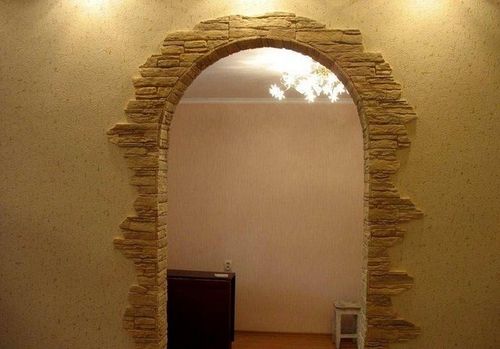 Украшаем интерьер — арка в коридоре в фото