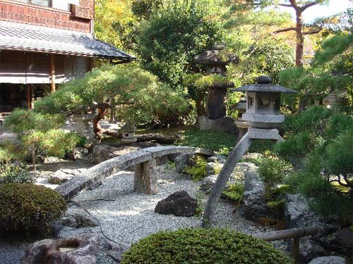 Сад в японском стиле в фото