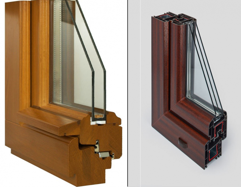 Что выбрать: деревянные или пластиковые окна, плюсы и минусы в фото