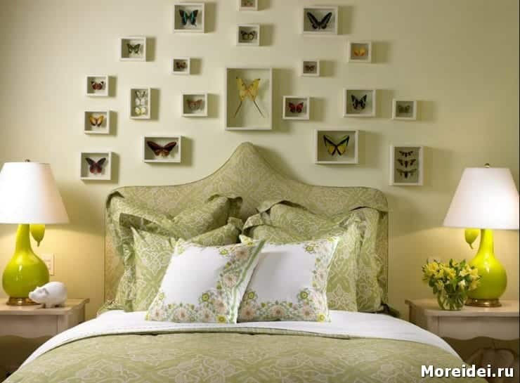 Бабочки в интерьере: романтичный, оригинальный и нежный декор в фото
