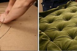 Как сделать мягкую спинку кровати своими руками? в фото
