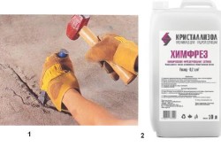 Ремонт бетонного пола своими руками: очистка пола и нанесение бетона в фото