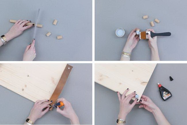 Креативный деревянный поднос с кожаными ручками своими руками в фото