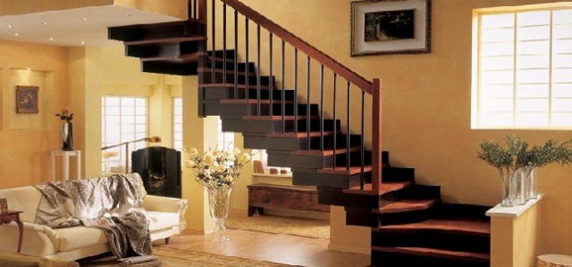 Какой должна быть лестница в доме? в фото