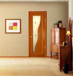Двухцветные межкомнатные двери : за что их ценят в фото