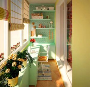 Устройство детской комнаты на лоджии и балконе в фото