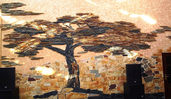 Облицовка стен искусственным камнем в фото