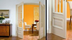 Двойные межкомнатные двери : эстетичность и удобство в фото