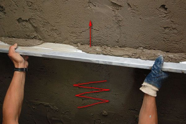 Как делать штукатурку стен цементным раствором в фото