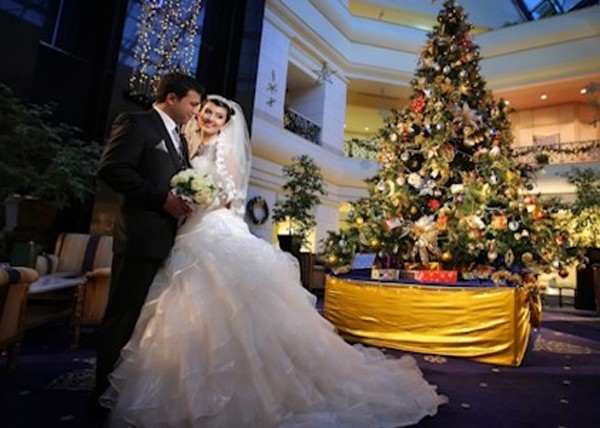 Зимний свадебный декор помещения (20 фото) в фото